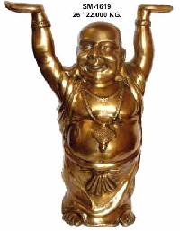 Brass Laughing Buddha- Blb - 07