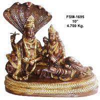 Brass Vishnu Laxmi BVL-01