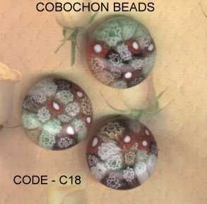 Glass Cabochons C- 18