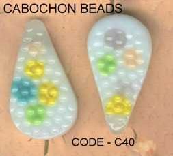 Glass Cabochons C- 40