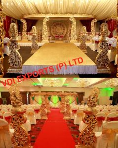 New Fiber Carved Mandap