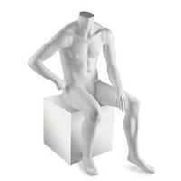 Male Headless Sitting Mannequin