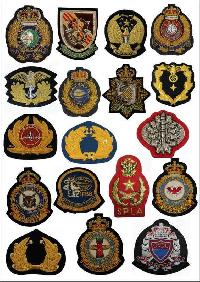 wire bullion badges