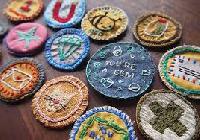 Handmade Embroidered Badges