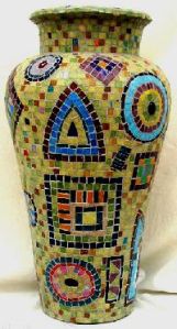 mosaic vase