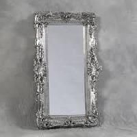 silver framed mirrors