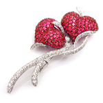 diamond brooch