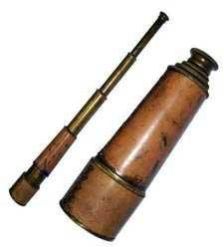 18 Hand Held Brass Telescope