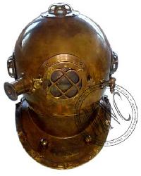 Antiqued Brass Diving Helmet