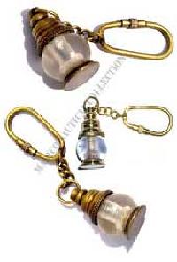 Brass Nautical Lantern Keychain