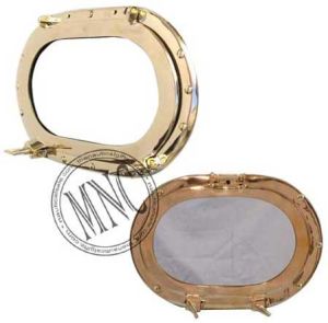 Brass Porthole Window