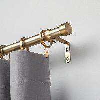 brass curtain hardware