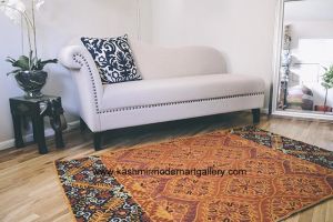 Modern Art Chain Stitched Rug 03