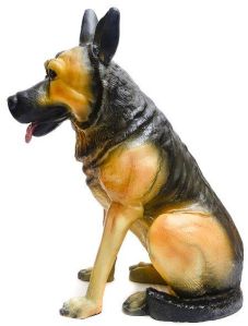 German shepherd dog statue