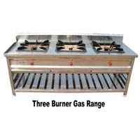 three burner gas range