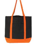 Beautiful Black & Orange Bag