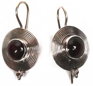 Silver Earrings(item Code: 6455)