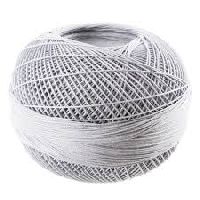 silver cotton yarn