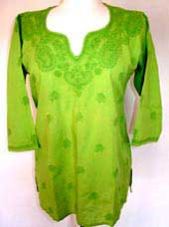 Chikan Embroidered Kurti