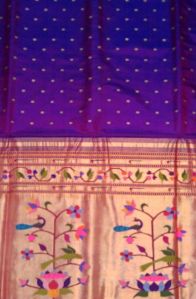 real jari traditional Paithani colour