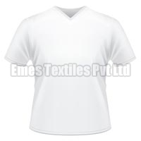 Mens V Neck Half Sleeve T-Shirts