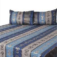 Designer Bed Covers - Blue Stripe