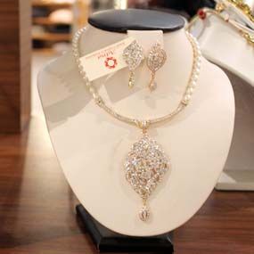 American Diamond Necklace Set