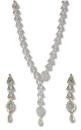 American Diamond Necklace Set