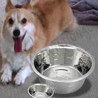 Embossed  Dog Bowls