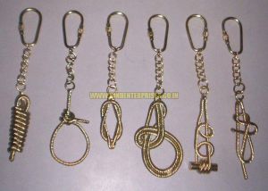 Brass Nautical Keychains