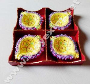 Clay Color Fancy Diyas