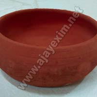 Clay Puppy Food Bowl