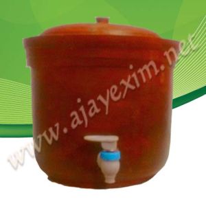 Clay Water pot with tap