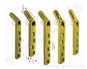 DHS/DCS , Angled Blade Plate - Dynamic Hip Compression Plate - 38mm Barrel (with Dynamic Compression