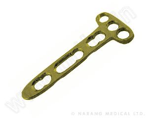 Small Fragment - Dorsal Distal Radius Safety Lock T-plate 2.4