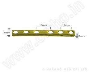 Small Fragment - Standard Implants - One-third Tubular Plate 3.5 with Collar