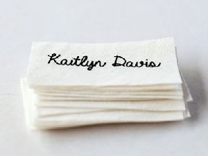 Cotton Tape Printed Label