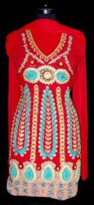 Red Georgette Salwar Kameez