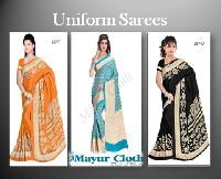 Printed Uniform Sarees Wholesalers in Coimbatore