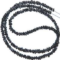 Natural Black Color Rough Diamond Beads