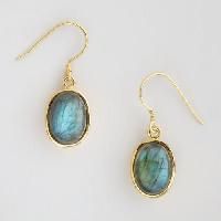 semi precious earrings