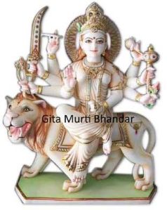 Marble Durga Statue