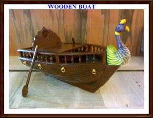 Wooden Handicraft Boat