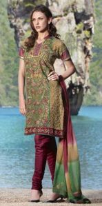 Cotton Churidar Suit