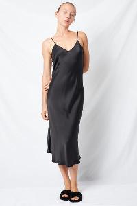 CLASSIC 90'S BLACK SLIP DRESS