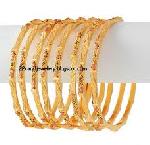 YELLOW GOLD BANGLES (BANGLE24)