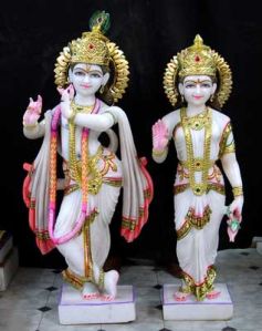 Marble Radha Krishna Statues