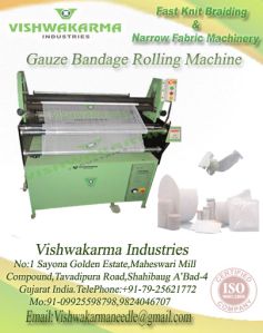 Gauze Bandage Rolling Machine