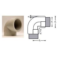 PP Socket Fusion Pipe Molded Elbow (90 Degree)