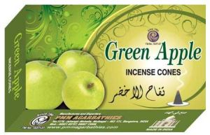 green apple incense cones